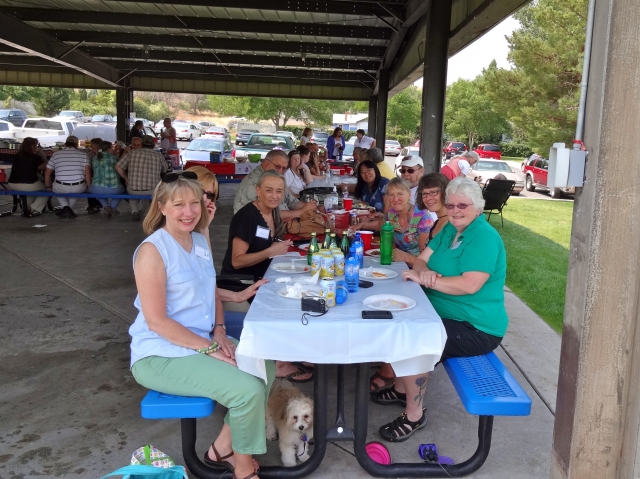 Some attendees of Saturdays picnic
